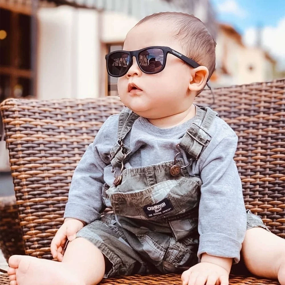 EUC - HipsterKid Classic Drifter Sunglasses - Black - Size: 0-2 YEARS